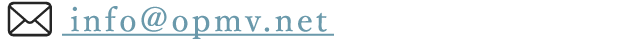メールアドレス info@opmv.net